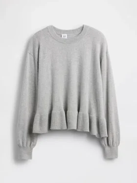Pull ample à basque pour enfant