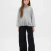 Pull ample à basque pour enfant