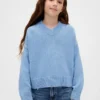 Pull ample à col en V pour enfant