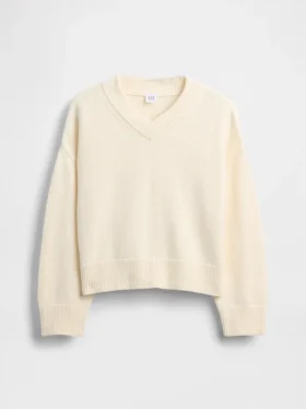 Pull ample à col en V pour enfant