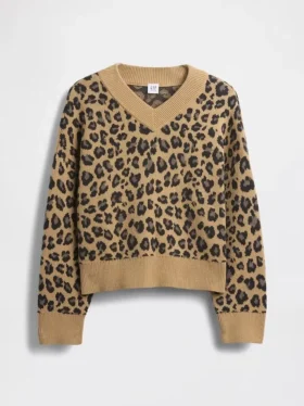 Pull ample à col en V pour enfant