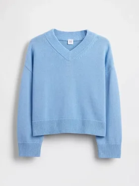 Pull ample à col en V pour enfant