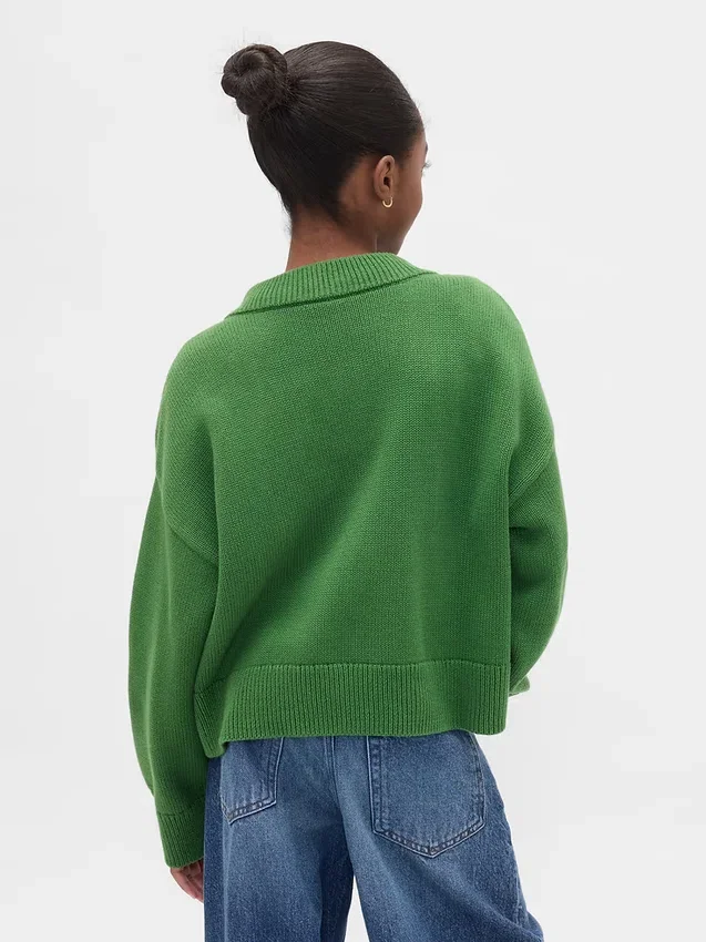 Pull ample à col en V pour enfant