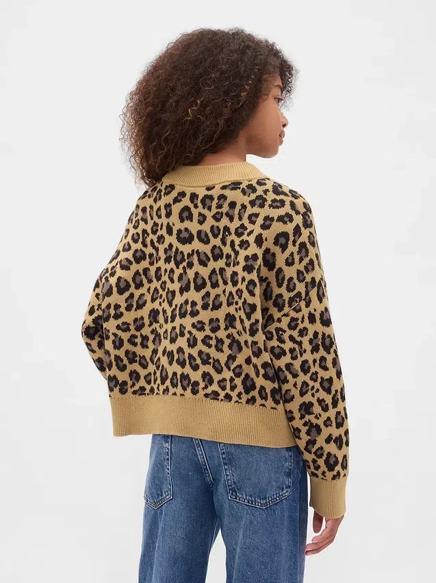Pull ample à col en V pour enfant