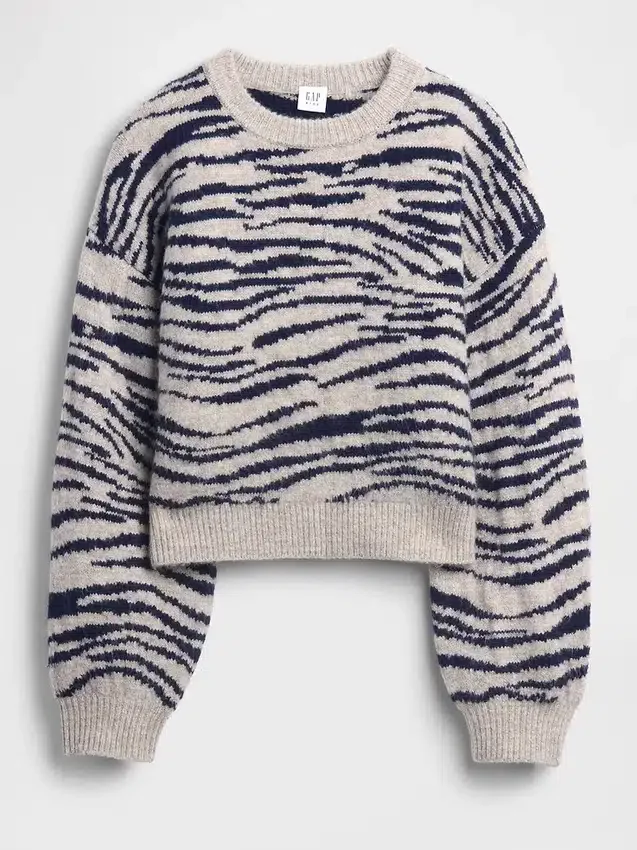 Pull ample à col rond pour enfant
