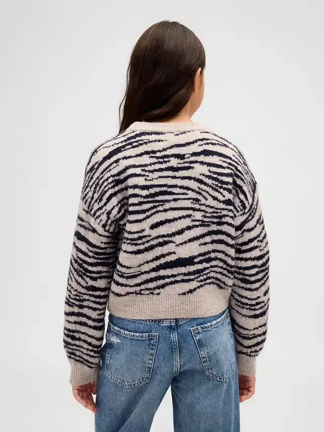 Pull ample à col rond pour enfant