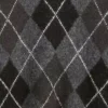 Pull ample à motif argyle en laine mélangée