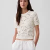 Pull au crochet 100 % coton