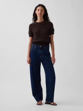 Pull au crochet 100 % coton