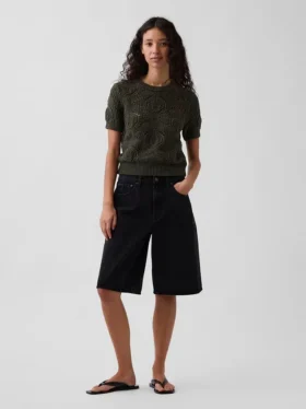 Pull au crochet 100 % coton
