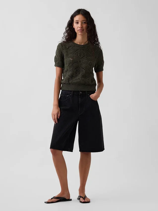 Pull au crochet 100 % coton