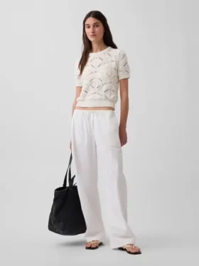 Pull au crochet 100 % coton