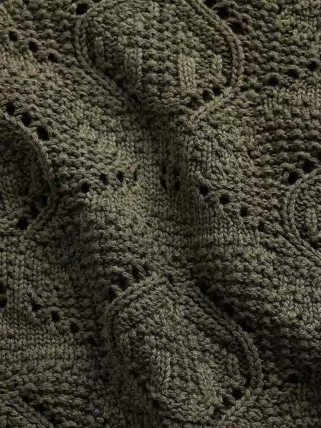 Pull au crochet 100 % coton