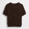 Pull au crochet 100 % coton