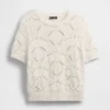 Pull au crochet 100 % coton