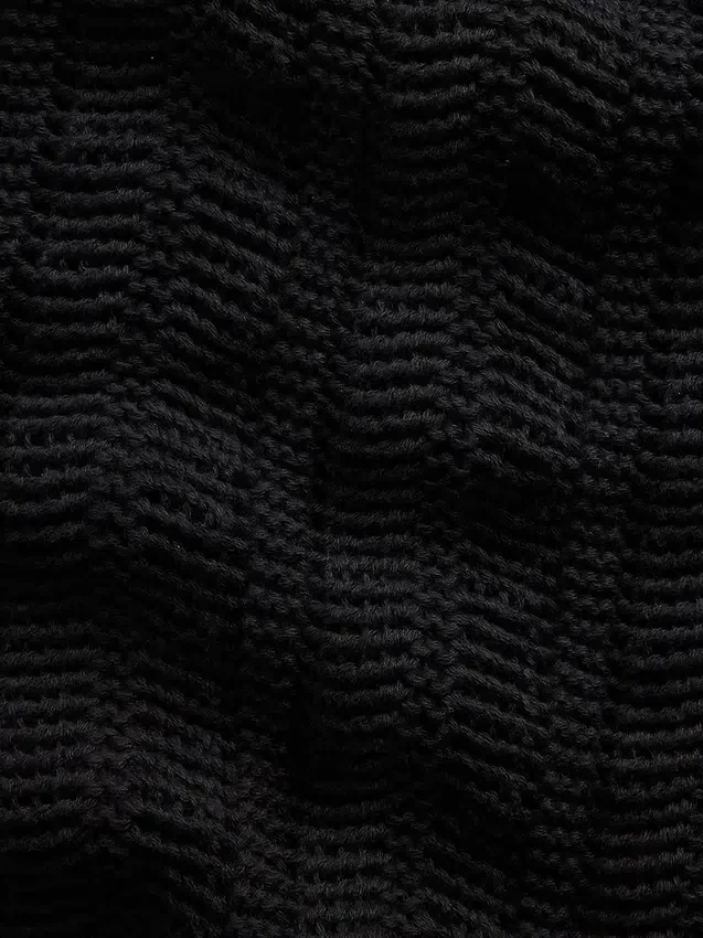 Pull au crochet à motif chevrons
