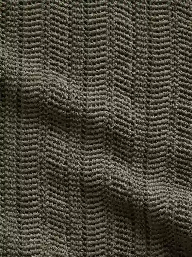 Pull au crochet à motif chevrons
