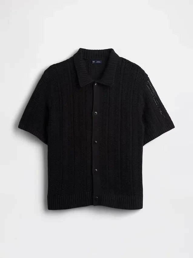 Pull au crochet à motif chevrons
