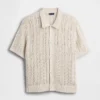 Pull au crochet à motif chevrons
