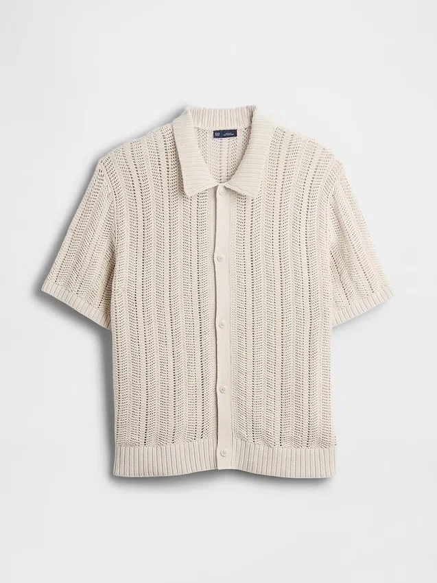 Pull au crochet à motif chevrons