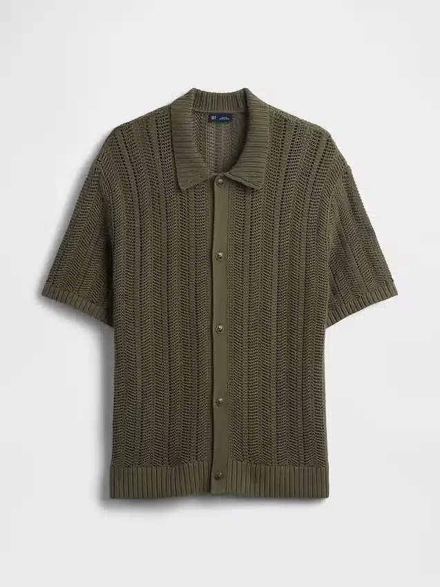 Pull au crochet à motif chevrons