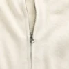 Pull à capuche ample zippé 100 % coton