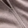 Pull à capuche ample zippé 100 % coton