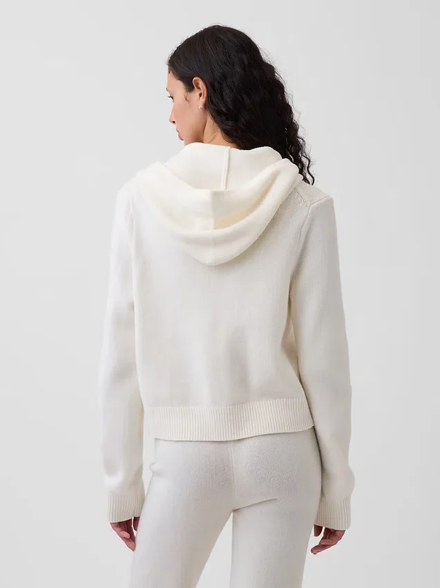 Pull à capuche et fermeture éclair CashSoft