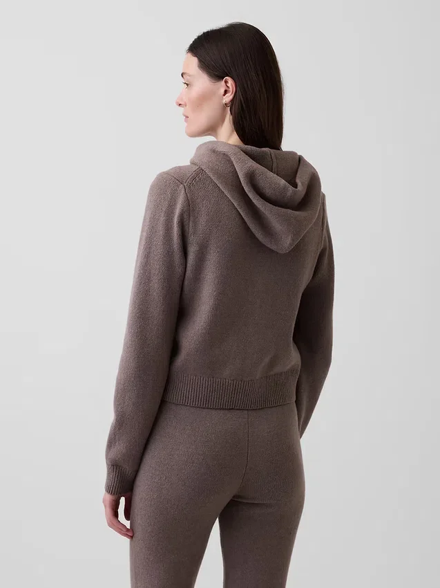 Pull à capuche et fermeture éclair CashSoft