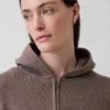 Pull à capuche et fermeture éclair CashSoft