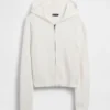 Pull à capuche et fermeture éclair CashSoft