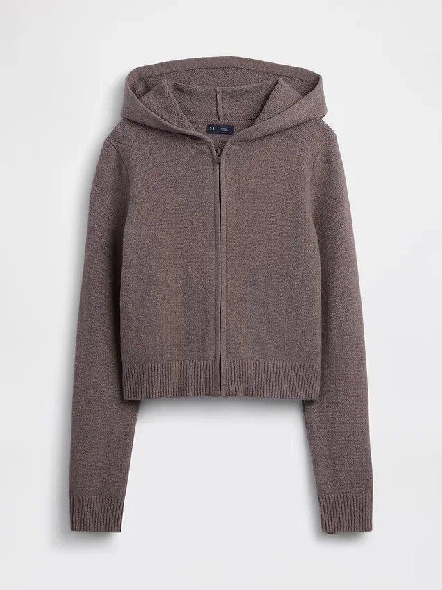Pull à capuche et fermeture éclair CashSoft