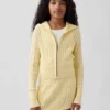 Pull à capuche zippé en maille torsadée pour enfant