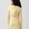 Pull à capuche zippé en maille torsadée pour enfant