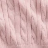 Pull à capuche zippé en maille torsadée pour enfant