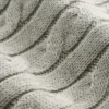Pull à capuche zippé en maille torsadée pour enfant