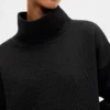 Pull à col cheminée en maille jacquard matelassée GapFit