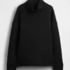 Pull à col cheminée en maille jacquard matelassée GapFit