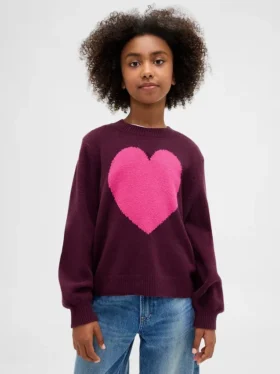 Pull à col rond CashSoft pour enfant