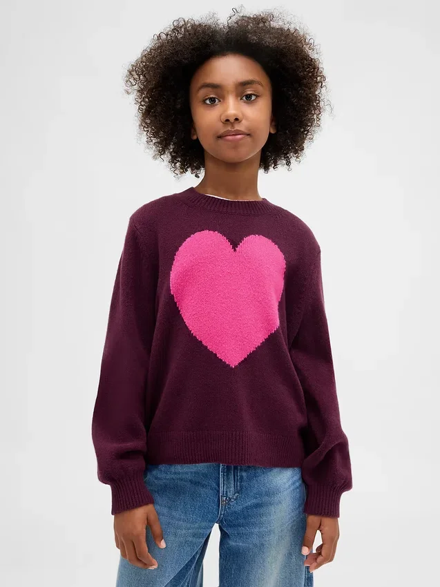 Pull à col rond CashSoft pour enfant