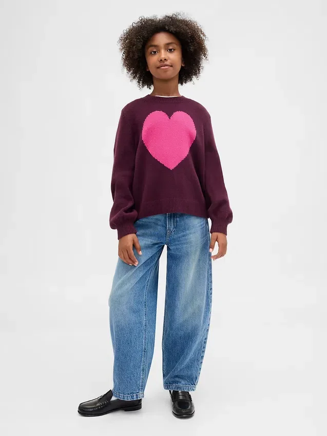 Pull à col rond CashSoft pour enfant