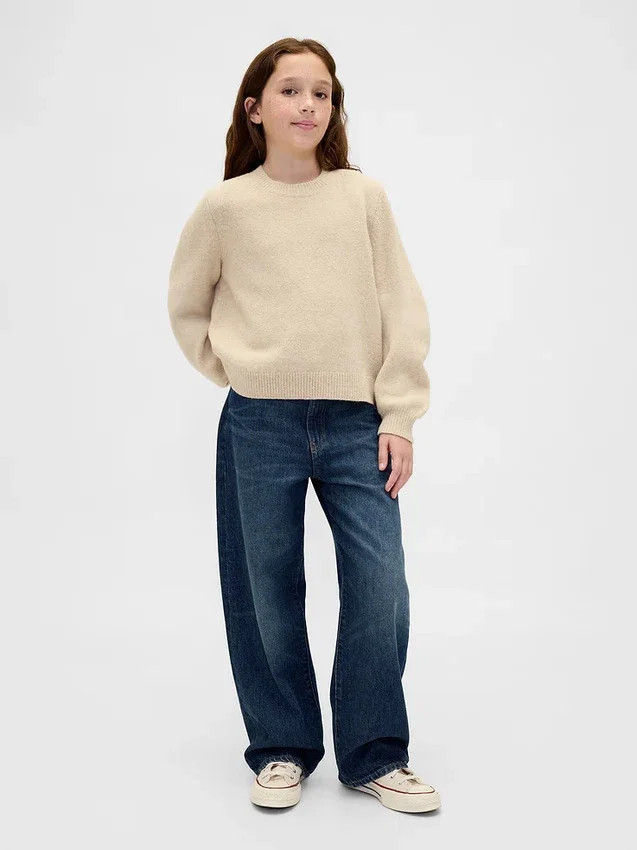 Pull à col rond CashSoft pour enfant