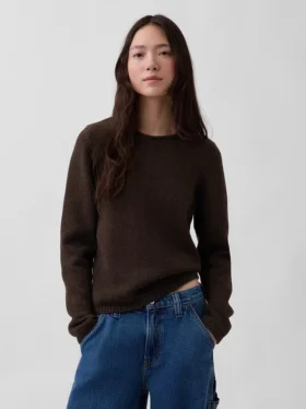 Pull à col roulé 100 % coton