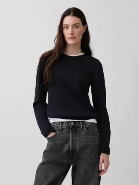 Pull à col roulé 100 % coton