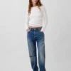 Pull à col roulé 100 % coton