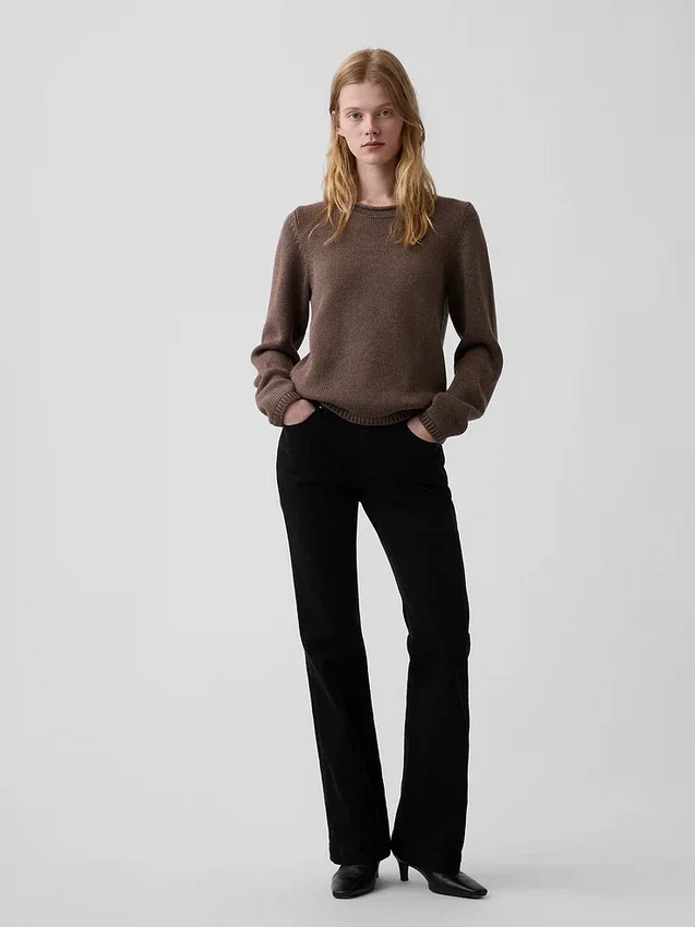 Pull à col roulé 100 % coton