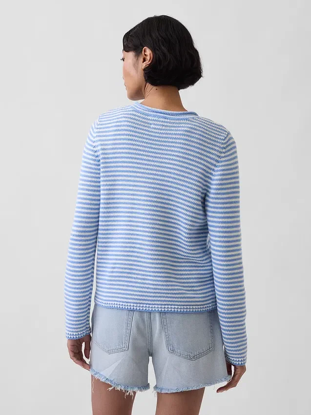 Pull à col roulé 100 % coton