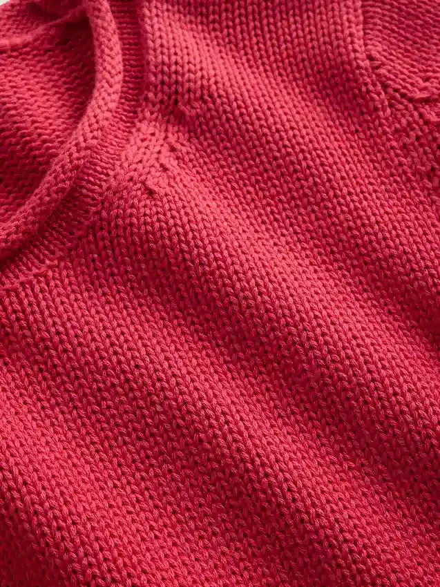 Pull à col roulé 100 % coton