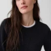 Pull à col roulé 100 % coton
