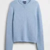 Pull à col roulé 100 % coton